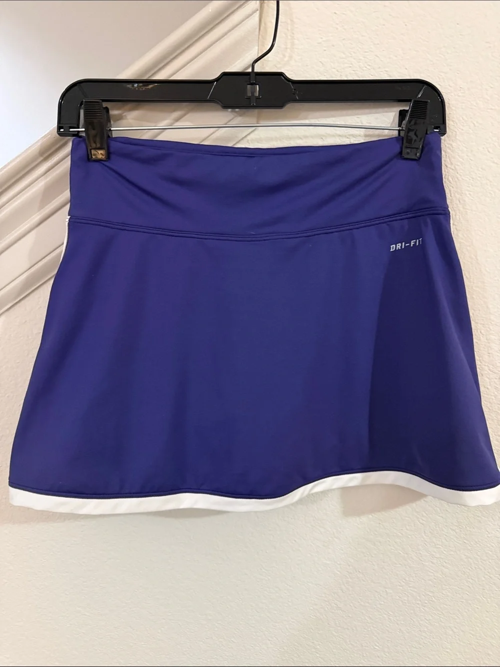 TCU Women’s Nike Royal Purple Athletic Tennis Skort with White Hem